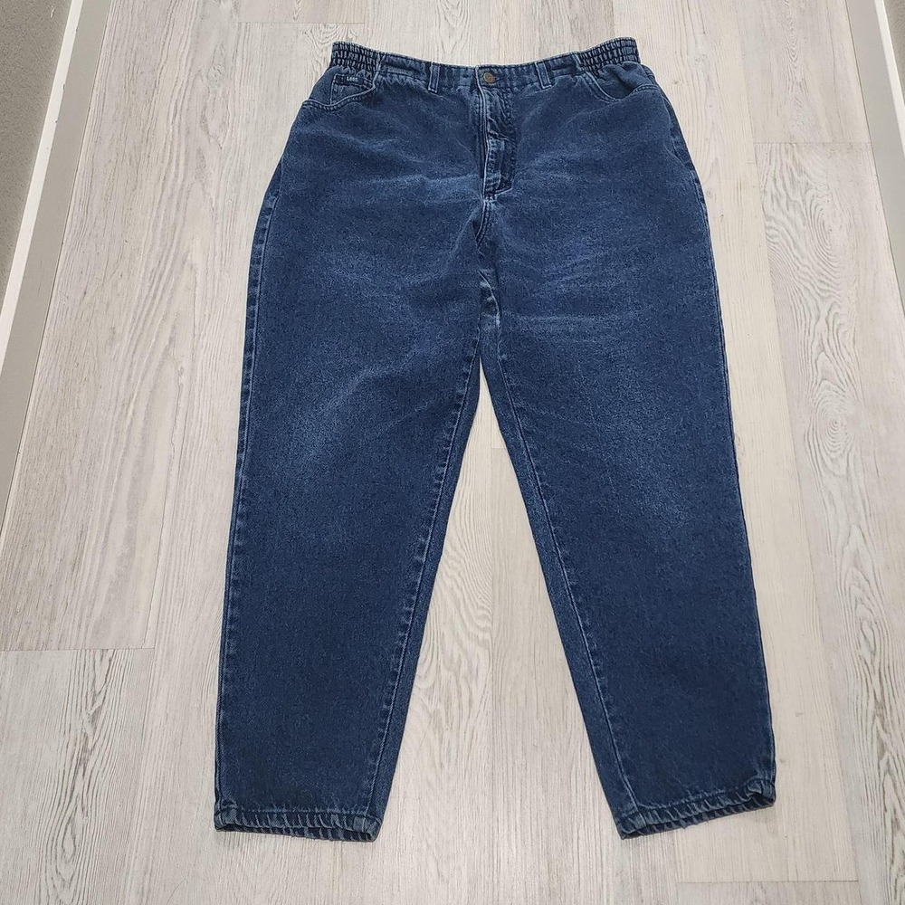 Lee Women's 90s‎ Made in USA blue denim mom jeans Size 20